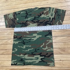 Vtg ROTHCO Army Surplus Shirt Men S Camo Green Army Forest Woodland Made USA