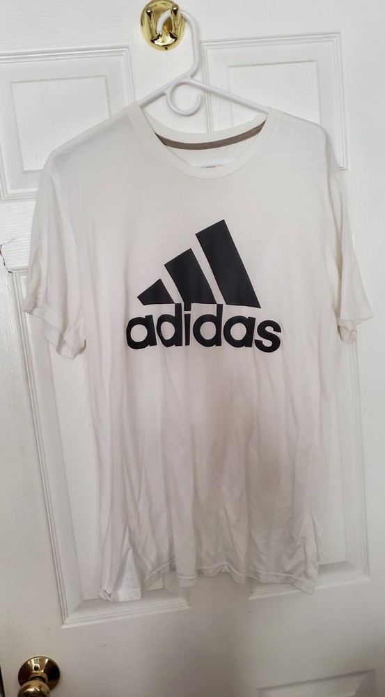 Adidas XL T-Shirt White The Go-To Performance Tee (Used In Great Condition)