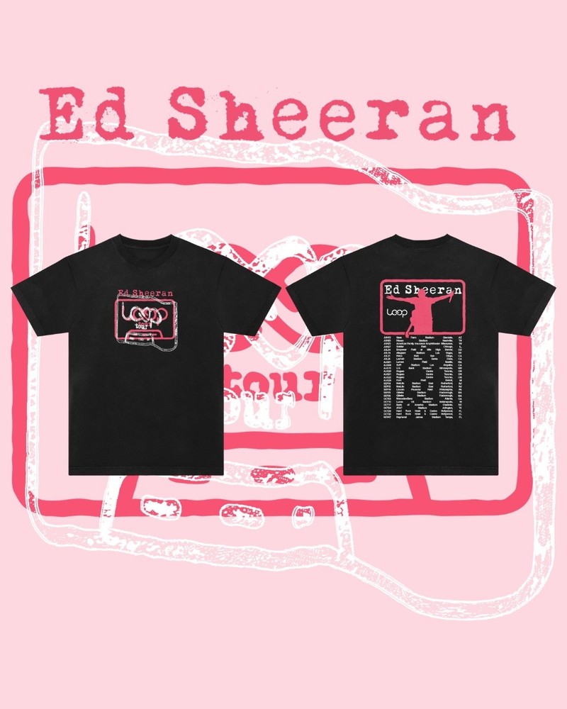 Ed Sheeran Loop Tour 2026 North America Unisex S-5XL For Fan T Shirt