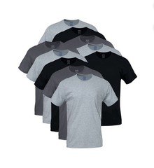 10-Pack GILDAN Men’s Size M Crew Neck T-Shirts Tee Short Sleeve Assorted Colors