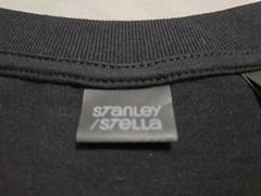 Stanley/Stella Rocker Organic Cotton Black Gradient Block Graphic Tshirt Medium
