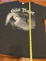 Steve Grimmett’s Grim Reaper XL See You In Hell Tour Shirt Double Sided