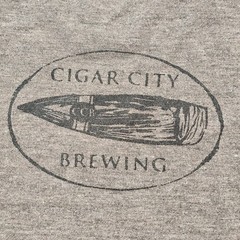 Cigar City Brewing Brown Short Sleeve Tri-Blend T-Shirt Men’s M