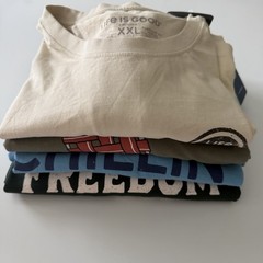 NEW Life Is Good Tshirt Lot 4 Men’s XXL L Short Sleeve Crusher Tee 100% Cotton