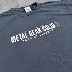 Vtg Metal Gear Solid 2 Shirt Large Video Game Sons Of Liberty Tee 2001 Promo