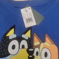 Lot Of 2 Bluey XX Large NWT. Bluey, Bandit, Chilli & Bingo Womens T-Shirt