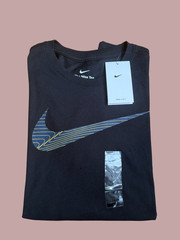 Nike Dri-FIT Men’s Graphic Swoosh Fitness T-Shirt Black Sz M / L / XL / 2XL