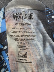Marvel Wolverine Shirt Mens Medium Multicolor All Over Print X-Men Graphic Tee