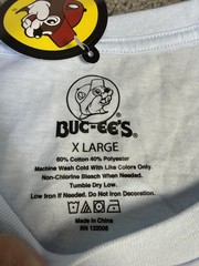 Buc-ee’s Shirt Mens XL Blue Short Sleeve Graphic Crew Neck Tagless Cotton