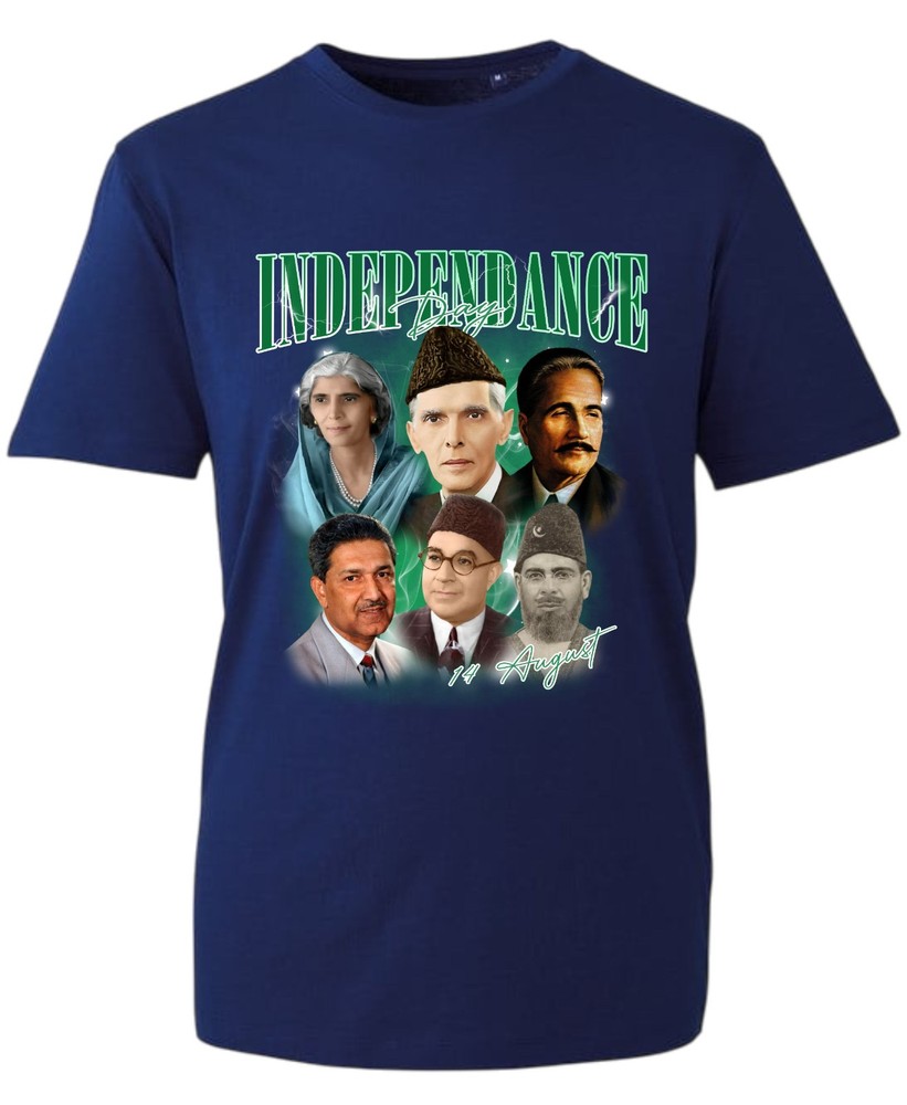 Founders of Pakistan Tshirt, Independence Day Tshirt,14 August Quaid e Azam Tee