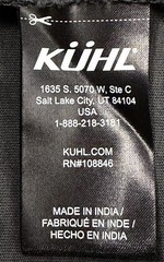 Kuhl XXL Shirt Men Gray Wildfibre Organic Cotton Mountain Logo Graphic Tee