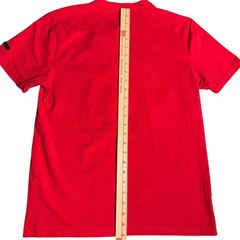 BKYS Men’s Small Shirt Red Lucky Charm Teddy Bear Graphic Streetwear Urban