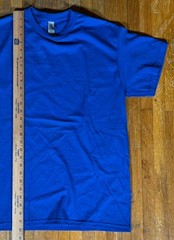 Blue Gildan Dry blend T Shirt Size Medium