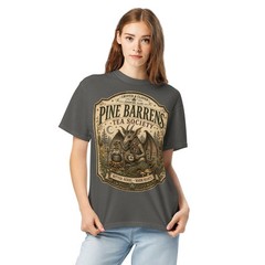 Jersey Devil Premium Comfort Colors T-Shirt Pine Barrens Cryptid Club Tee S-4XL