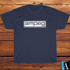 New Shirt Ampeg Amps Bass Amp Guitar Logo White/Black /Grey /Navy T-Shirt S-3XL