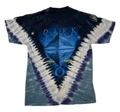 Pink Floyd T-Shirt Tie Dye Dark Side Of The Moon Size Medium Liquid Blue