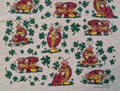 Vintage 1993 Risque Funny Ladybug Positions Four Leaf Clovers Shirt Coast Trends