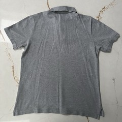 Nike Men’s Polo Shirt Top Short Sleeve Grey Medium M See Pics