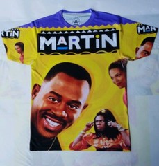 Custom Martin Show T WZUP Detroit tv 90s classic comedy