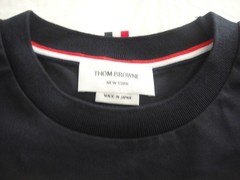 THOM BROWNE Men’s Classic T-Shirt Navy Blue Color TB3 Size Large, NWOT