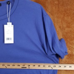 VINCE Shirt Mens XL Blue Pullover Crew Short Sleeve 100% Cotton T-Shirt Tee