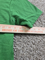 Apple T Shirt Medium Green Short Sleeve Crew Neck Cotton Graphic Employee