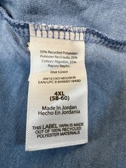 Men’s Shirts, (New w/tags), Athletic Works, S/S Crew Neck Pocket Tee 4XL (58-60)