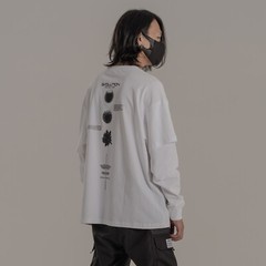 Niepce Men’s Tech Evolution Long Sleeves Tee Streetwear Techwear T-shirt