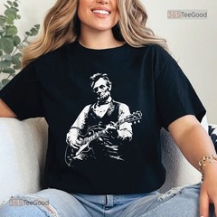President Abraham Lincoln Guitar Shirt, Abe Lincoln Playing Guitar Design Tee