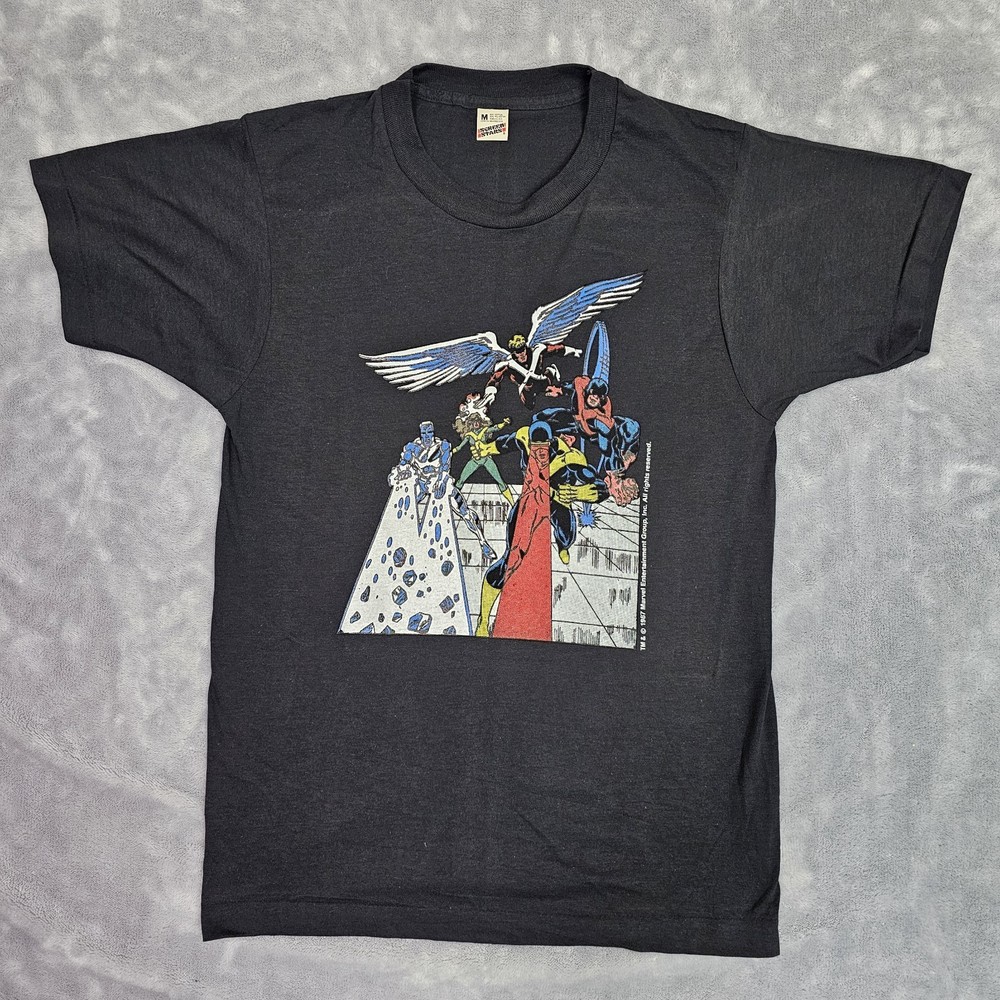 Vintage 1987 Marvel Comics X-Men X-Factor Shirt NOS Rare Screen Stars Usa Size M