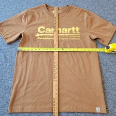 Carhartt Mens Relaxed Fit Graphic T-Shirt Brown TK5754-M Medium