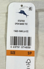 Tommy Bahama Men’s Graphic T – Regular / Vanilla Ice / OPEN RANGE