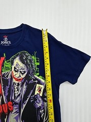 Joker Men’s Navy ‘Why So Serious’ Graphic T-Shirt Size L