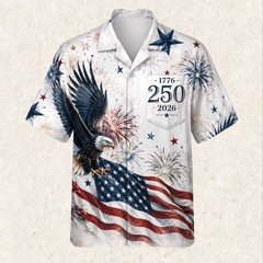 America 250th Anniversary Hawaiian Shirt