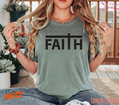 Unisex Faith Cross Christian T-Shirt, Men T shirt,Women T shirt Gift ReligionTop