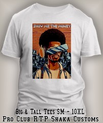 Pro Club Shaka Tee Shirt Show Me the Money Nerd T Streetwear Funny Big Tall Sm T