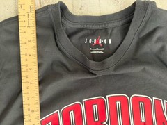 Jordan Men’s XL Jumpman Logo Graphic T-Shirt Red Black Standard Fit