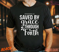Unisex Saved By Grace Throu T-Shirt, Men T shirt,Women T shirt Gift ReligionTop