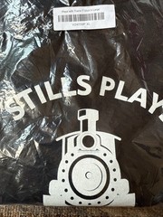 Model Railroader Still Plays With Trains Men’s T-Shirt Gildan Black Sz XL New