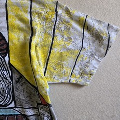 Pablo Picasso 10 Color Screenprint Overprint All Over Print Tee Tshirt L