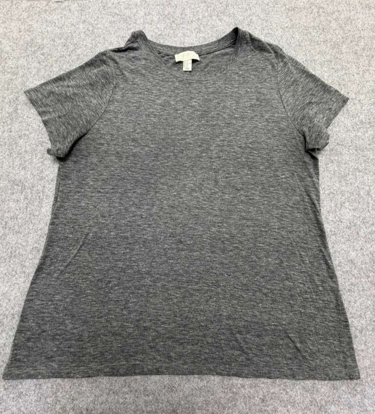 Forever 21 Plus 2X Heather Grey T-Shirt Women’s Cotton Blend Casual Crew Neck