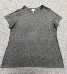 Forever 21 Plus 2X Heather Grey T-Shirt Women’s Cotton Blend Casual Crew Neck
