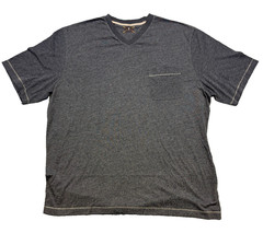 $95 New LEFT COAST TEE SHIRT Cotton Polyester Men’s 2XL XXL Charcoal V-NECK