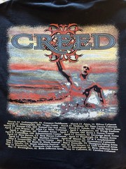 Authentic Creed Human Clay Tour 2000 Vintage Band T-Shirt Black Men’s L -Changes