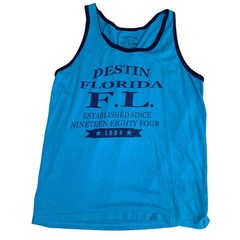 Lot of 4 Mens Medium Corona Extra Striped Floral Florida Racerback Tank Tops