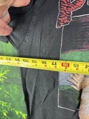 vintage 1992 Pigface Fook Shirt Size Large Faded black SEE photos!