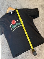 Pilsner Urquell Beer Graphic T Shirt Black Distressed Collar XL Czech Lager Tee