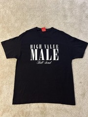 Full Send Shirt Mens Large Black High Value Male Graphic Tee T-Shirt Honduras