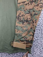 Men’s Tactical Quarter Zip Airsoft Combat Shirt 1/4 Zip Active Paintball Shirt S