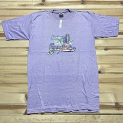 Vintage 80s Number 1 Grandma Flower Graphic Shirt Size Large Deadstock
